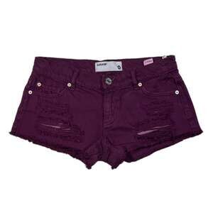 Garage Burgundy Jeans Shorts | Size 0